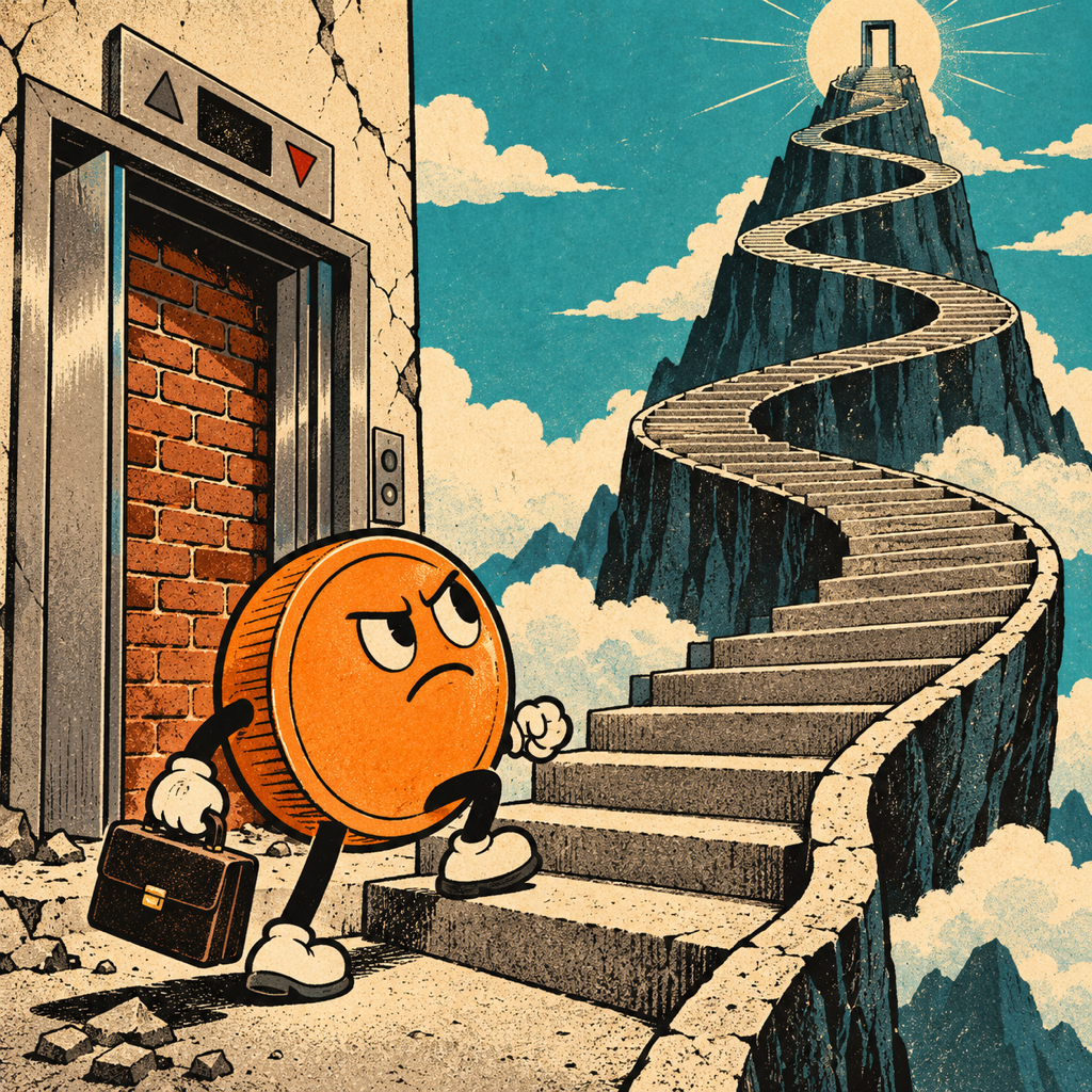 NO ELEVATOR original meme artwork